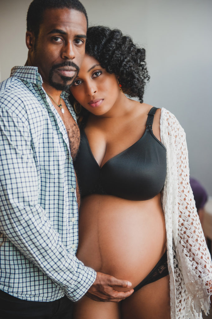 Couple portraits with maternity session photographed by Tacoma maternity photographer Amanda Howse