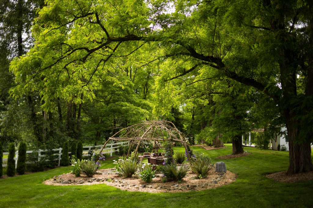 Cute Fairy Garden at Wine and Roses Country Estate Wedding Venue Photographed by Amanda Howse