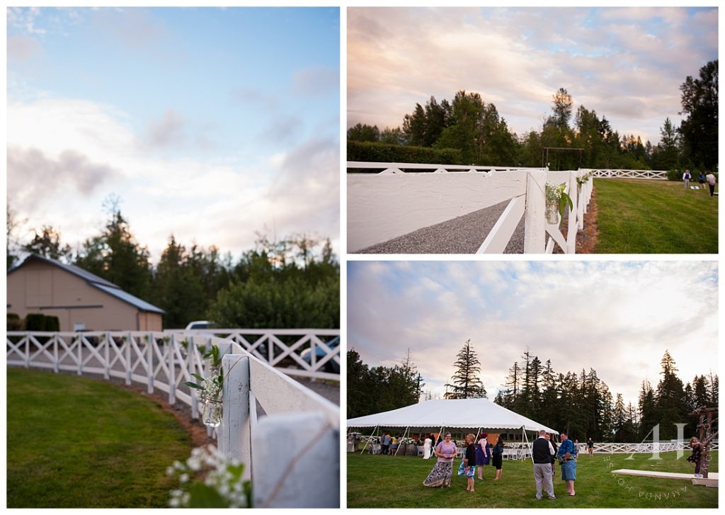 Scenic Ranch for Rustic Washington Wedding photographed by Tacoma Photographer Amanda Howse