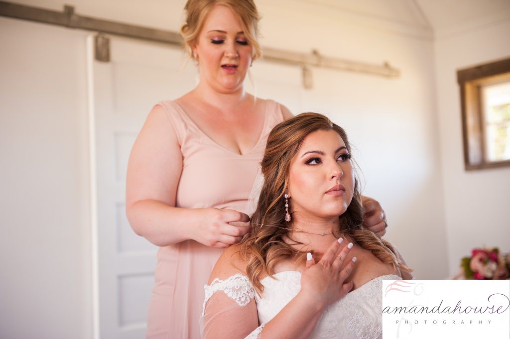 Bride Getting Ready at Genesis Farm and Gardens photographed by Tacoma Wedding Photographer Amanda Howse