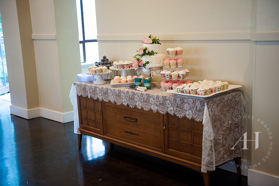 Dessert Table at Events on 6th Photographed by Tacoma Wedding Photographer Amanda Howse