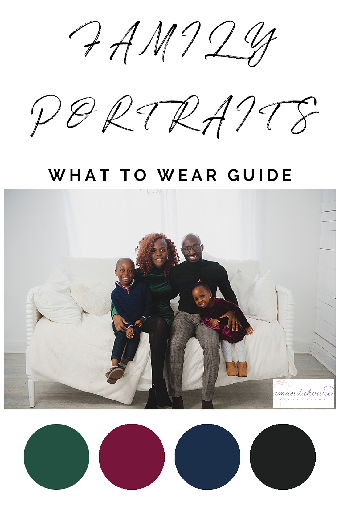 What to Wear Guide for Family Portraits | PNW Winter Portraits Photographed by Tacoma Family Photographer Amanda Howse