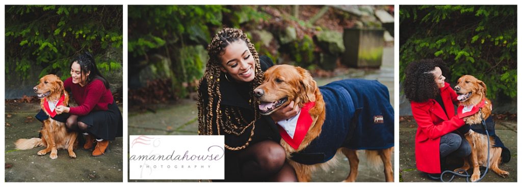 Sweet Family Portraits with a Golden Retriever | Photographed by Tacoma Family Photographer Amanda Howse
