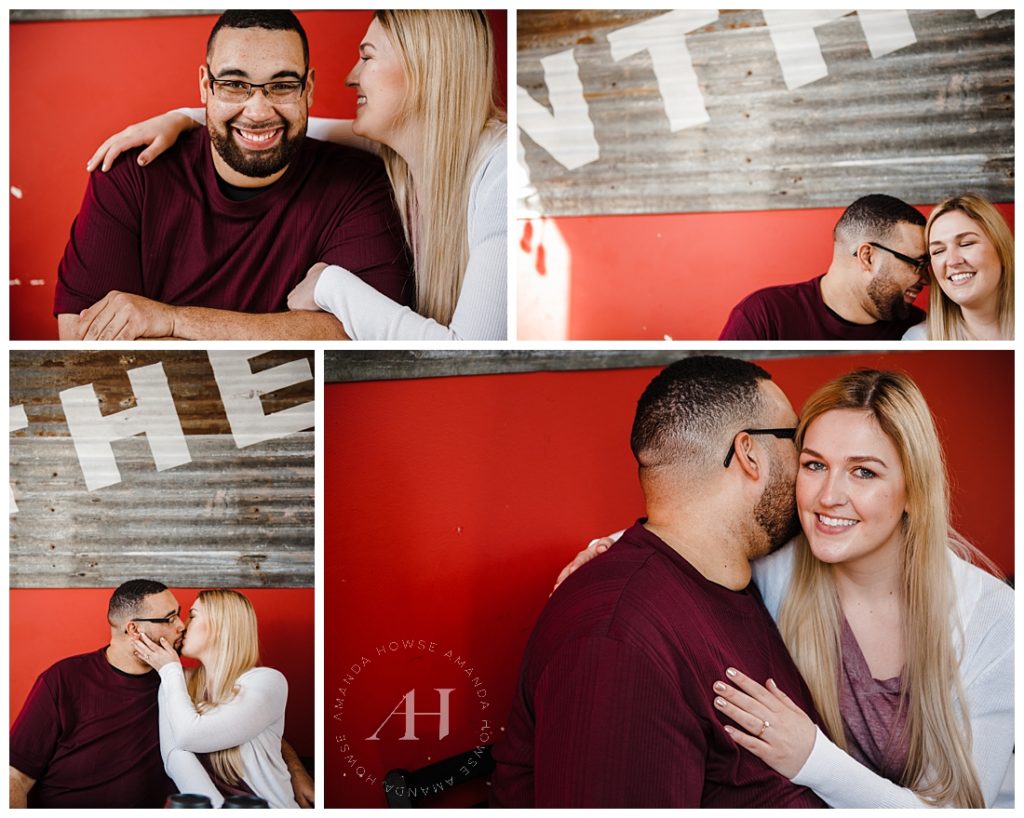 Anthem Coffee Engagement Portraits in Tacoma | Photographed by Amanda Howse
