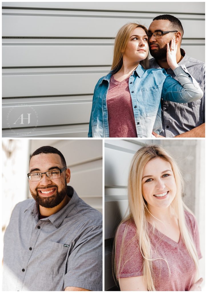 Engagement Session with Individual Portraits | Photographed by Tacoma Photographer Amanda Howse
