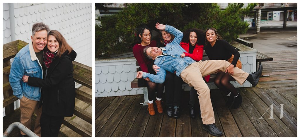 Fun Family Portraits with Silly Poses | PNW Family Photographer Amanda Howse
