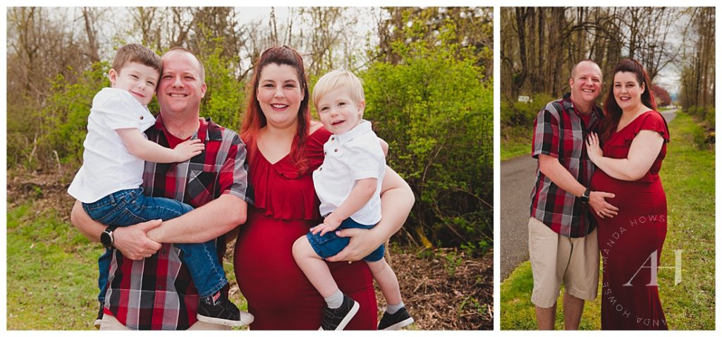 Color Coordinated Family Portraits in the PNW | Photographed by Tacoma Family Photographer Amanda Howse