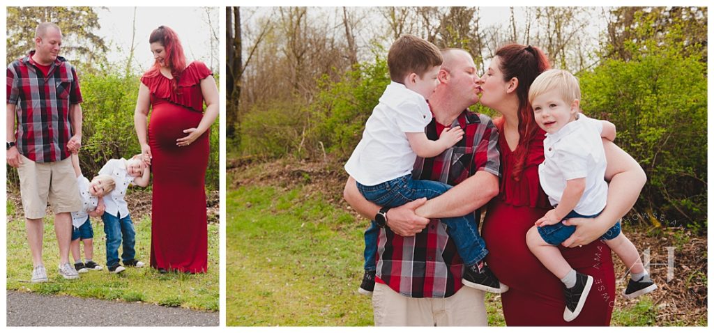 Fun Family Poses for Outdoor Portraits | Photographed by Amanda Howse
