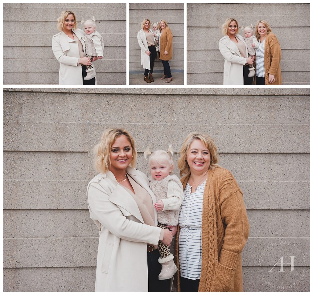 Family Portrait Outfit Ideas with Neutral Colors | Photographed by Tacoma Family Photographer Amanda Howse