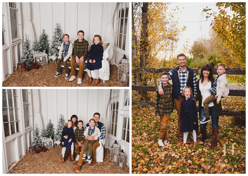 Cute Family Portraits for Fall and Winter | Photographed by the best Tacoma Family Photographer Amanda Howse