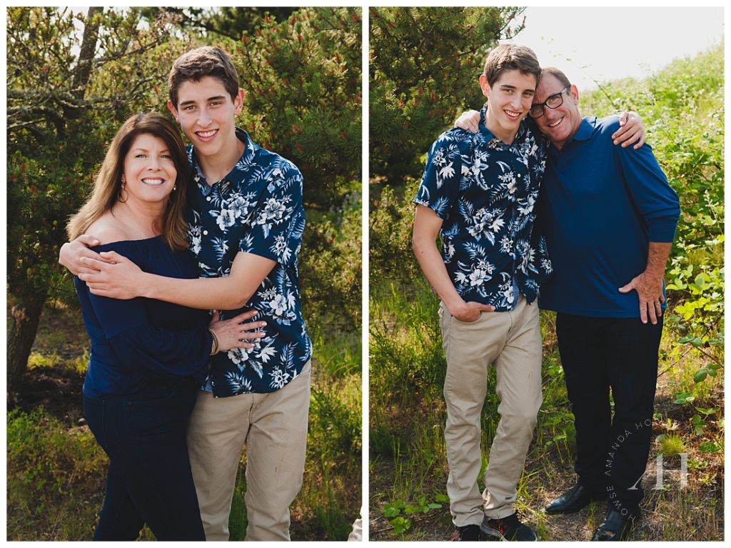 Spring Family Portraits at Chambers Bay | Mixing Prints and Solids for Family Portrait Outfits | Photographed by Tacoma Family Photographer Amanda Howse