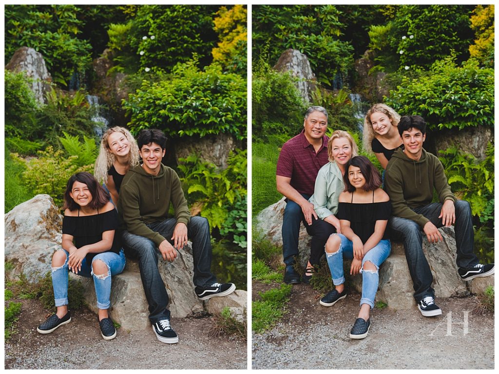 Modern Family Portraits in Seattle | Adopted Family Portraits, Candid Portraits of Family, Kubota Gardens Portraits, Location Ideas for Seattle and Tacoma Family Portraits | Photographed by the Best Tacoma Family Photographer Amanda Howse
