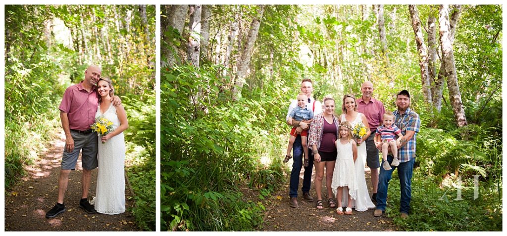 Nature Trail Wedding Portraits | Photographed by Tacoma's Best Wedding Photographer Amanda Howse