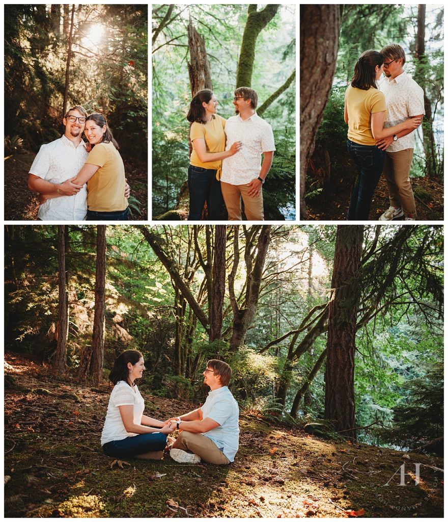 Nature Hikes for Engagement Portraits in Washington | Photographed by Tacoma Engagement Photographer Amanda Howse
