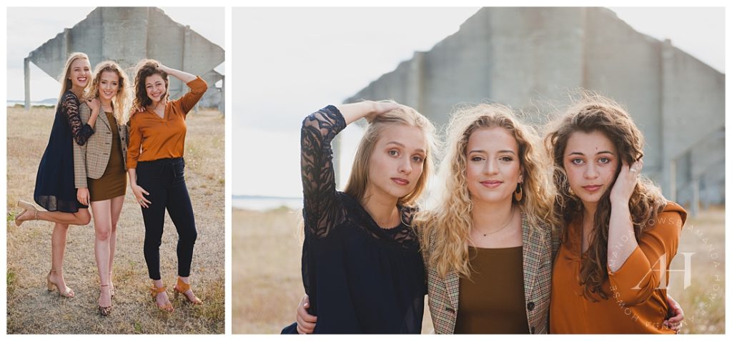 Cute Sisters | Family Portraits of Siblings | Photographed by Tacoma Photographer Amanda Howse