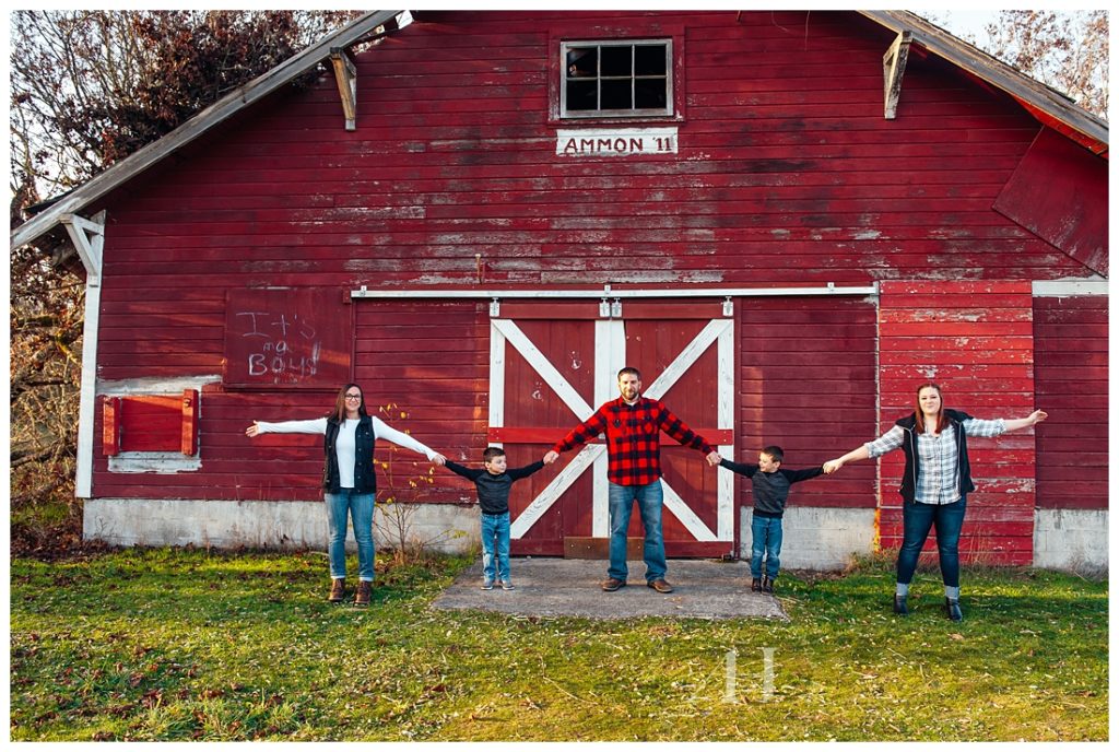 Pose Ideas for Family Portraits | Photographed by the Best Tacoma Family Photographer Amanda Howse Photography