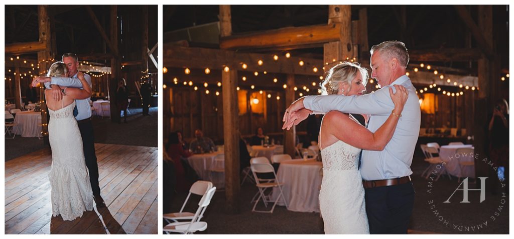 First Dance at a Wedding | Husband and Wife Portraits 