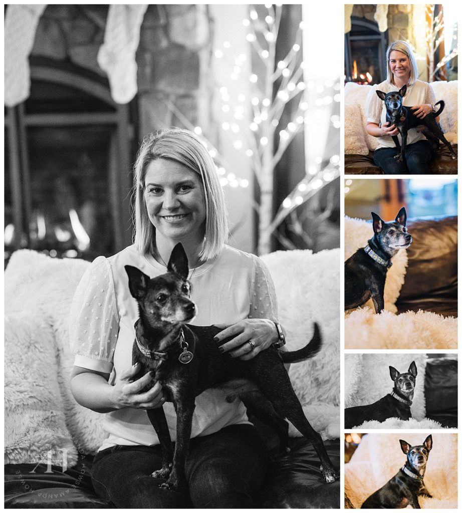 Family Portraits With Furry Family Members | Posing With Pets | Photographed by the Best Tacoma Family Photographer Amanda Howse Photography