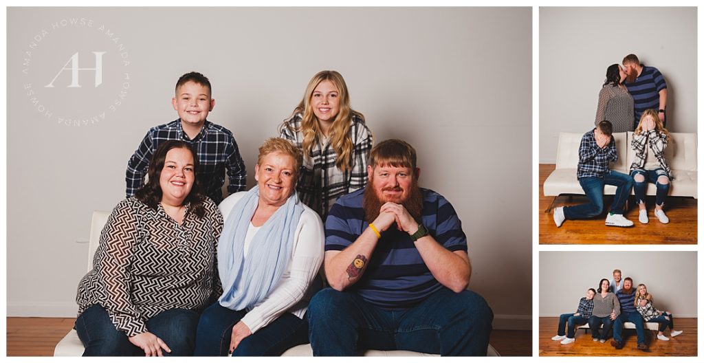 January Family Portraits with Grandma | Studio253 in Tacoma, Washington | Photographed by the Best Tacoma, Washington Family Photographer Amanda Howse Photography