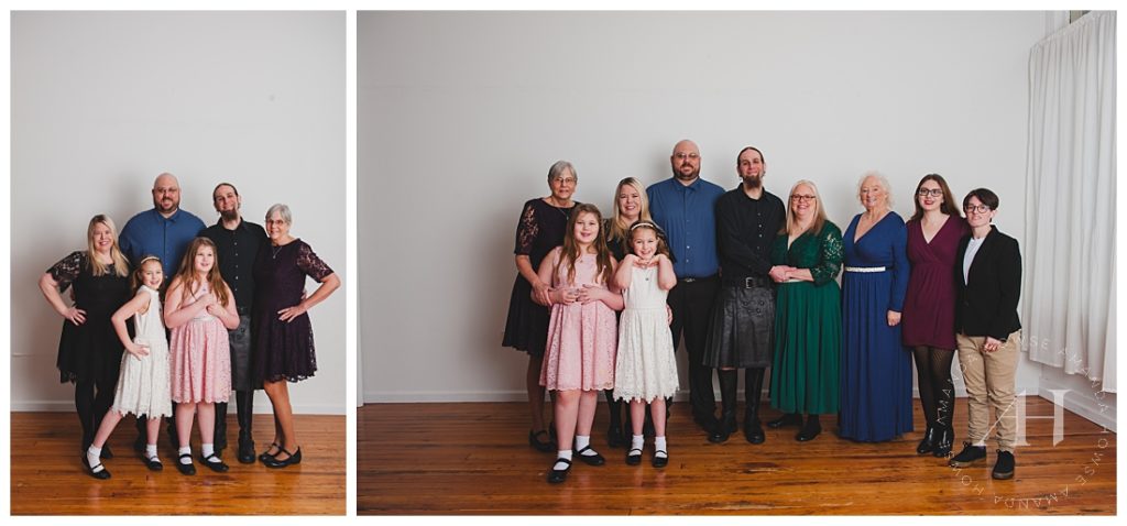 Indoor Wedding Portraits at Studio253 | Downtown Tacoma Wedding Photo Ideas | Photographed by the Best Tacoma Wedding Photographer Amanda Howse Photography