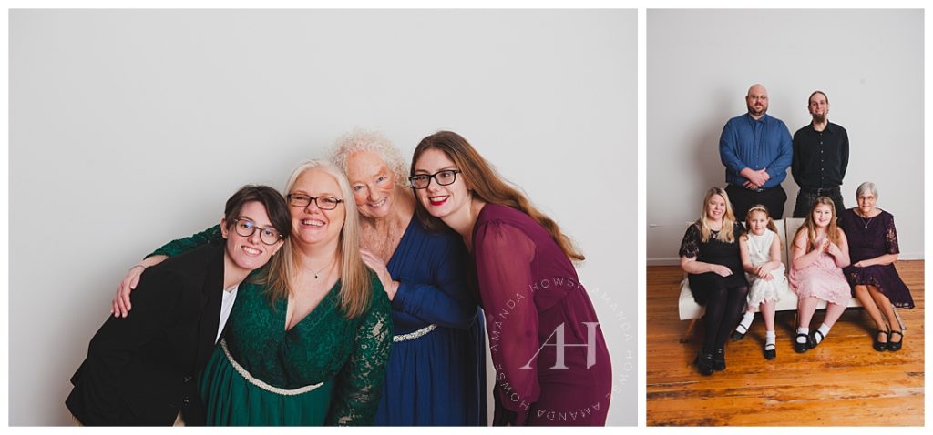Just the Women Group Shot During Wedding Portraits | Pre-Ceremony Wedding Portrait Ideas | Photographed by the Best Tacoma Wedding Photographer Amanda Howse Photography
