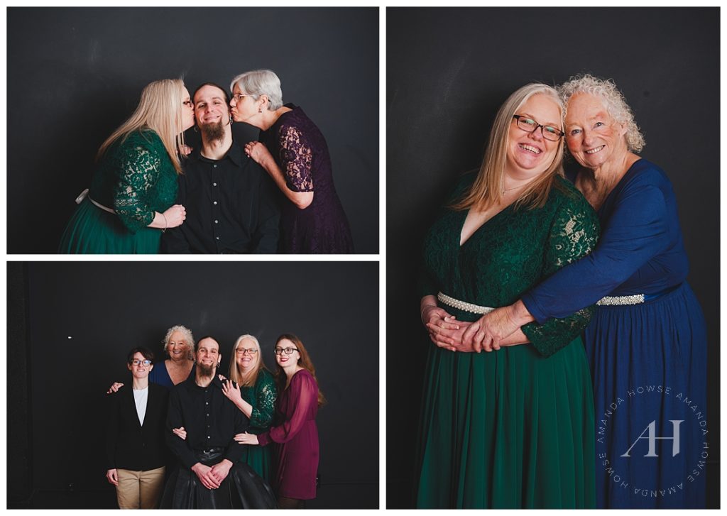 Mother and Bride Group Portraits | Wedding Photos at Studio253 | Photographed by the Best Tacoma Wedding Photographer Amanda Howse Photography
