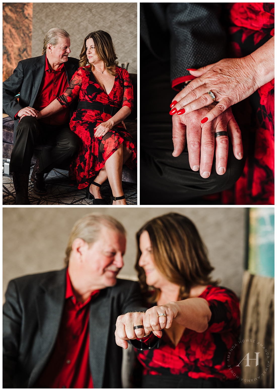 Cute Poses to Showoff Wedding Rings | Photographed by the Best Tacoma Wedding Photographer Amanda Howse Photography