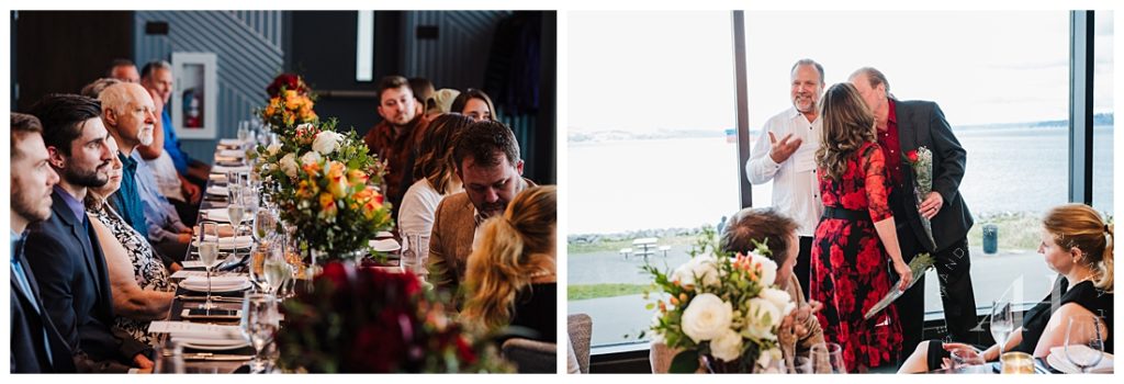 Wedding Ceremony with Waterfront View | Point Ruston Washington | Photographed by the Best Tacoma Wedding Photographer Amanda Howse Photography