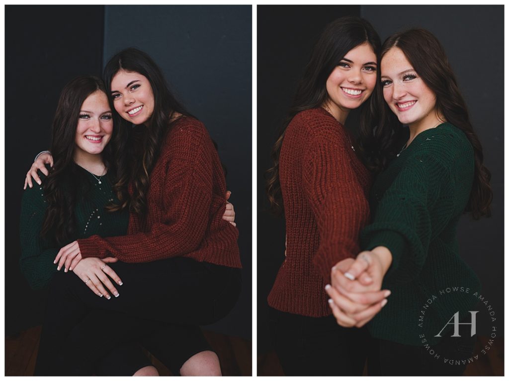 Fun Poses For Friends | Portrait Ideas for High Schoolers | Photographed by the Best Tacoma, Washington Photographer Amanda Howse Photography