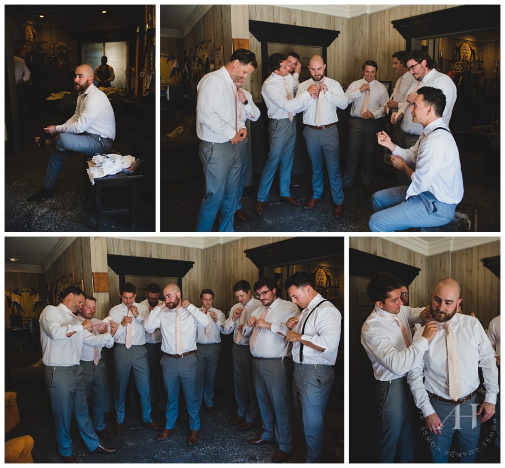 Groom and Groomsmen Pre-Wedding Guys Only Session | Photographed by the Best Tacoma Wedding Photographer Amanda Howse Photography