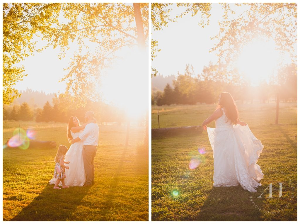 Gorgeous Sunny Summer Wedding Portraits in WA | Photographed by the Best Tacoma Wedding Photographer Amanda Howse Photography