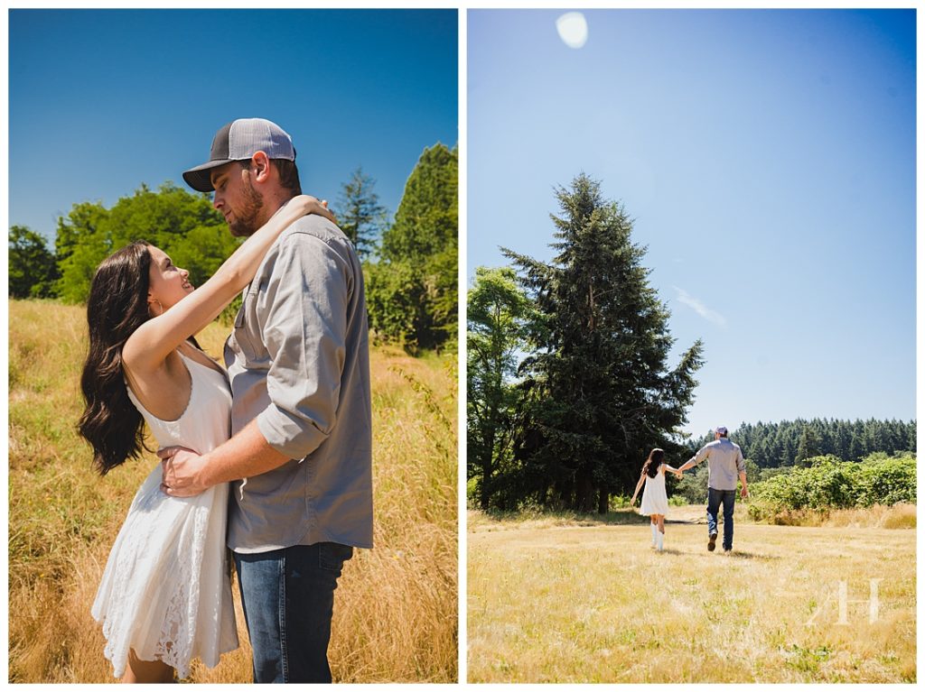 Ft. Stilly July Engagement Portraits | Photographed by the Best Tacoma Engagement Photographer Amanda Howse Photography