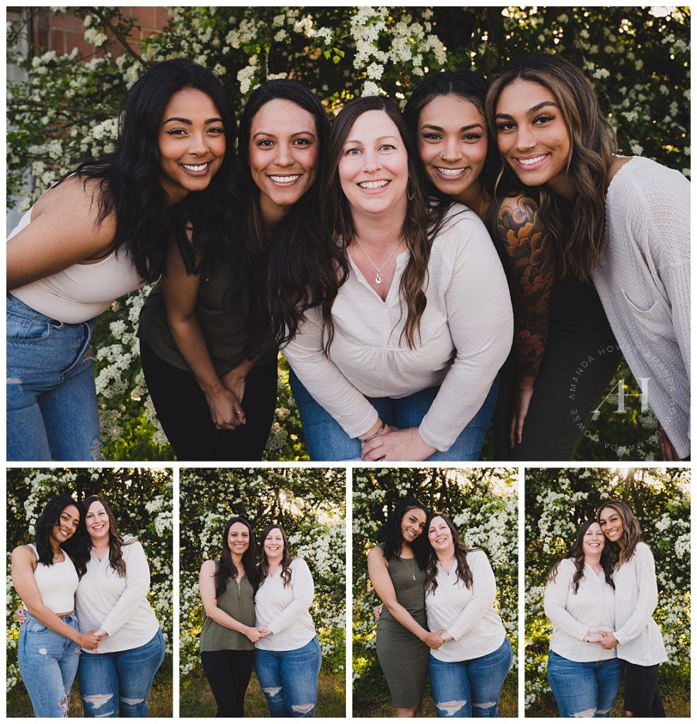 Mommy Daughter Pose Ideas For Family Portraits | Photographed by the Best Tacoma, Washington Family Photographer Amanda Howse Photography