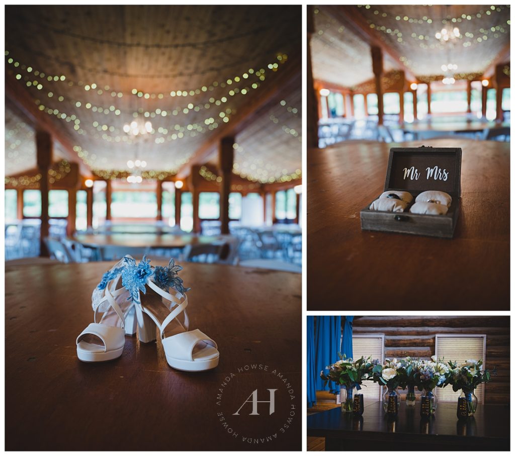 Something Blue Bridal Details | Photographed by the Best Tacoma Wedding Photographer Amanda Howse Photography