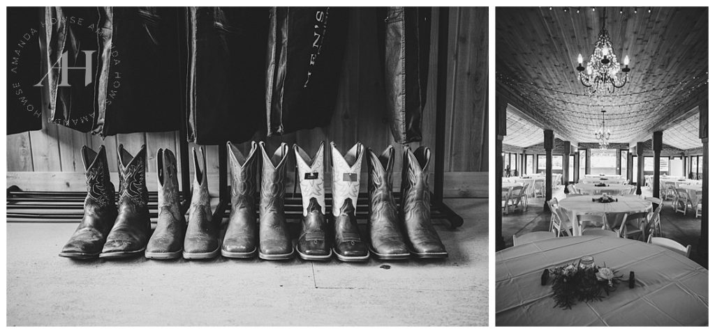 Cowboy Boot Groomsmen Portraits | Photographed by the Best Tacoma Wedding Photographer Amanda Howse Photography