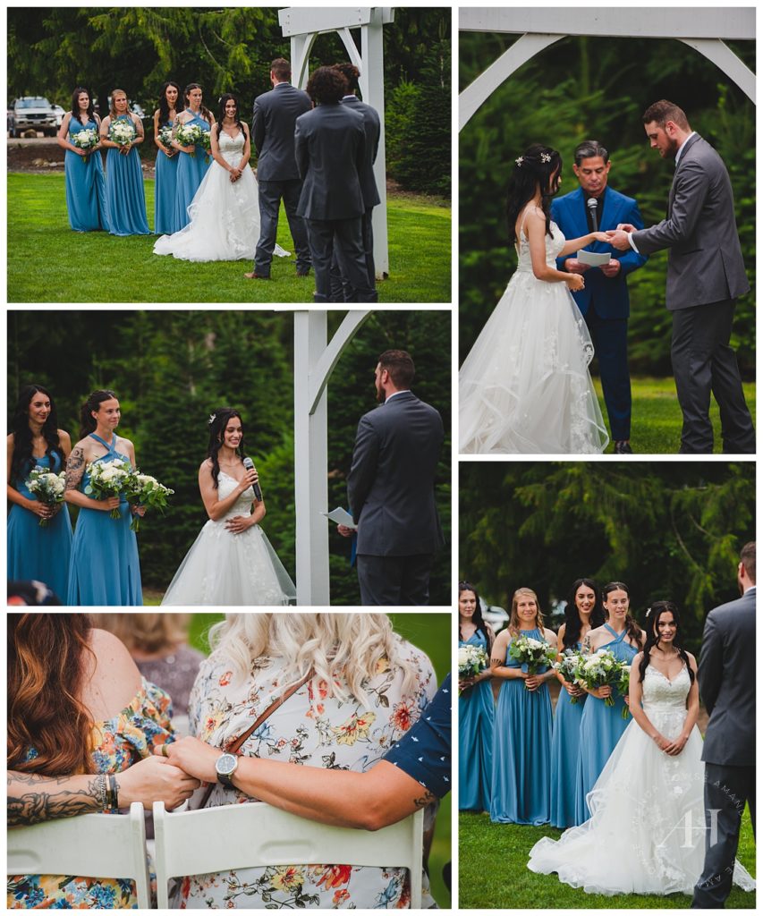 Vows and Rings Portraits | Photographed by the Best Tacoma Wedding Photographer Amanda Howse Photography
