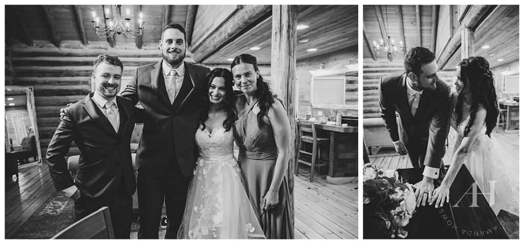 B&W Wedding Portraits at Trinity Tree Farm | Photographed by the Best Tacoma Wedding Photographer Amanda Howse Photography