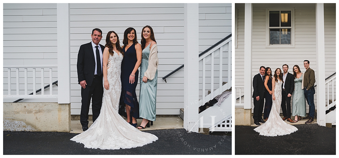 Family of the Bride | Washington Wedding Photographs | Photographed by the Best Tacoma Wedding Photographer Amanda Howse Photography