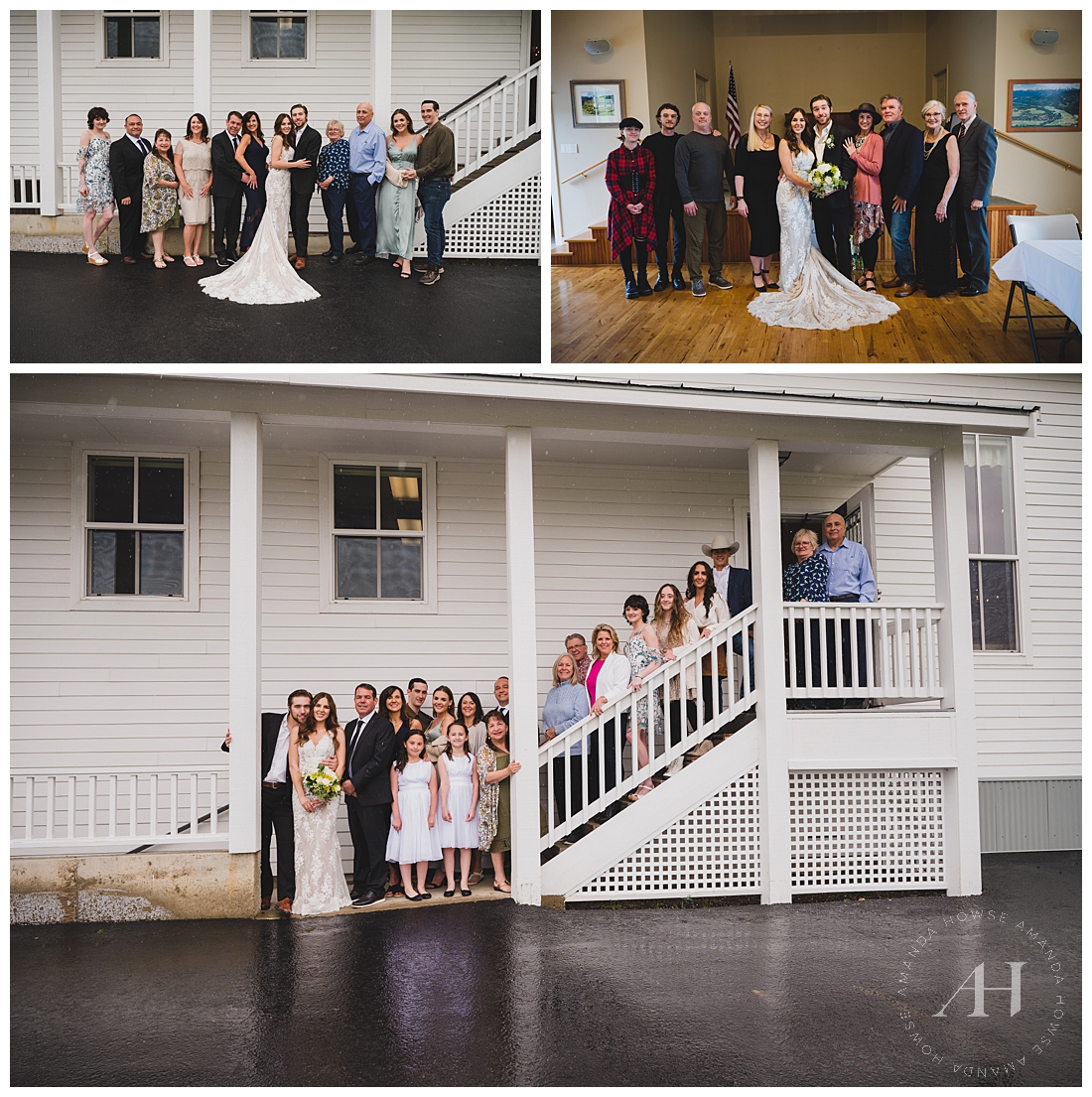 Wedding Party Group Portraits at Rustic Farmhouse in Cle Elum | Photographed by the Best Tacoma Wedding Photographer Amanda Howse Photography
