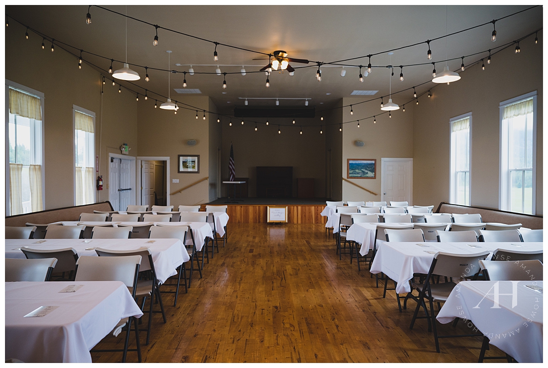 The Teanaway Grange Hall in Cle Elum, WA. | Photographed by the Best Tacoma Wedding Photographer Amanda Howse Photography