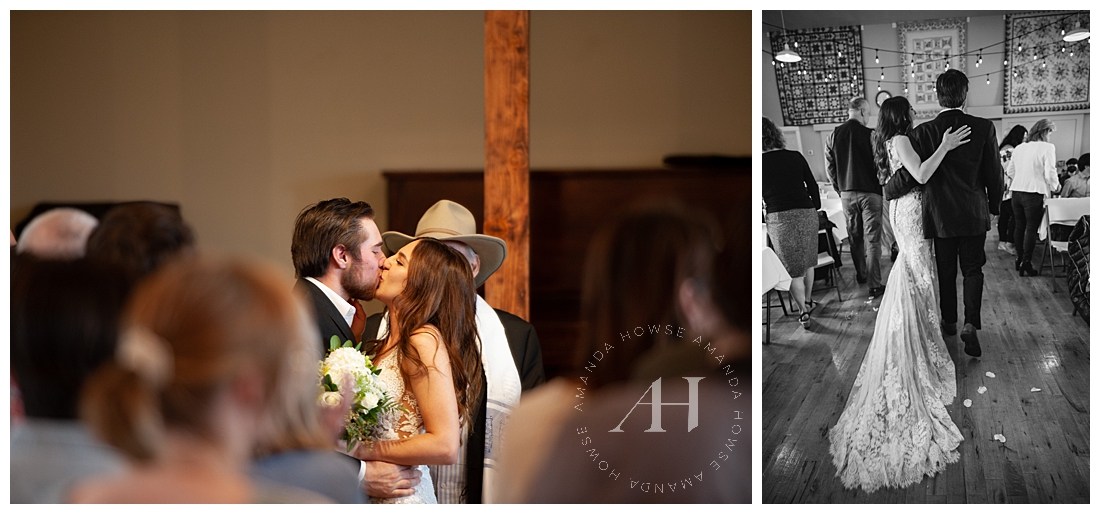 Farmhouse Wedding Portraits with Happy Couple | Photographed by the Best Tacoma Wedding Photographer Amanda Howse Photography