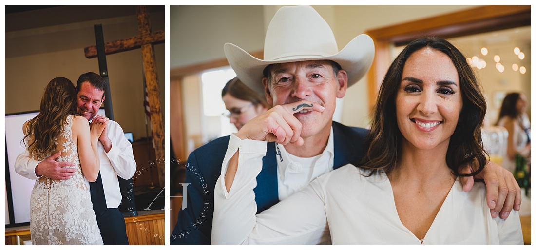 Candid Wedding Receptions Photos with Wedding Party | Photographed by the Best Tacoma Wedding Photographer Amanda Howse Photography