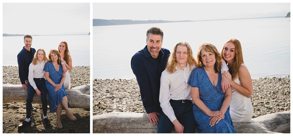Beachy Family Portraits at Chambers Bay | Photographed by the Best Tacoma, Washington Family Photographer Amanda Howse Photography