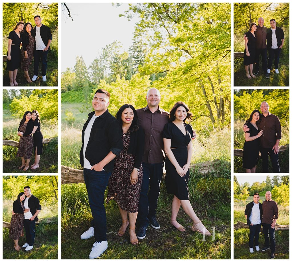 Sunny Outdoor Family Portraits | Photographed by the Best Tacoma, Washington Family Photographer Amanda Howse Photography