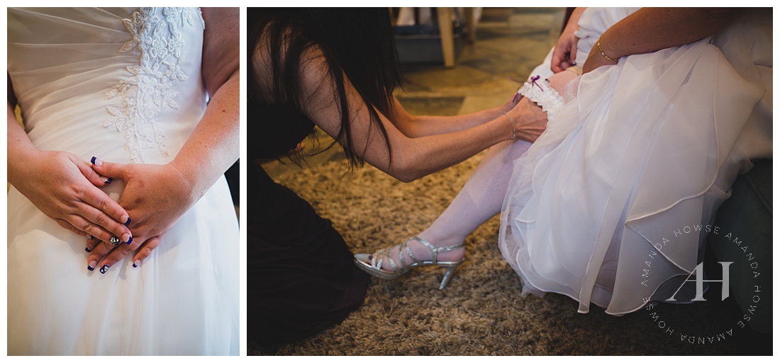 Garter Shots | Wedding Portraits | Photographed by the Best Tacoma Wedding Photographer Amanda Howse Photography