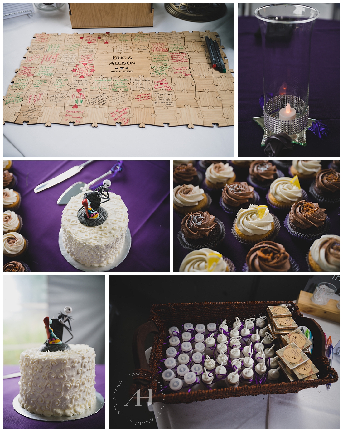 Nightmare Before Christmas Wedding Details | Photographed by the Best Tacoma Wedding Photographer Amanda Howse Photography