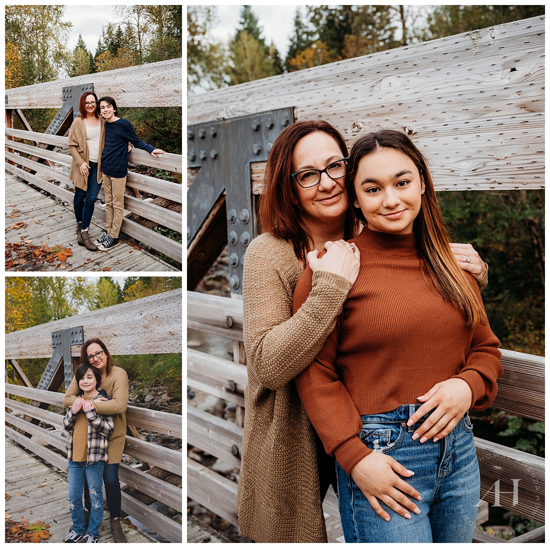 Fall Family Photos with Mother and Children | PNW Families | Photographed by the Best Tacoma, Washington Family Photographer Amanda Howse Photography