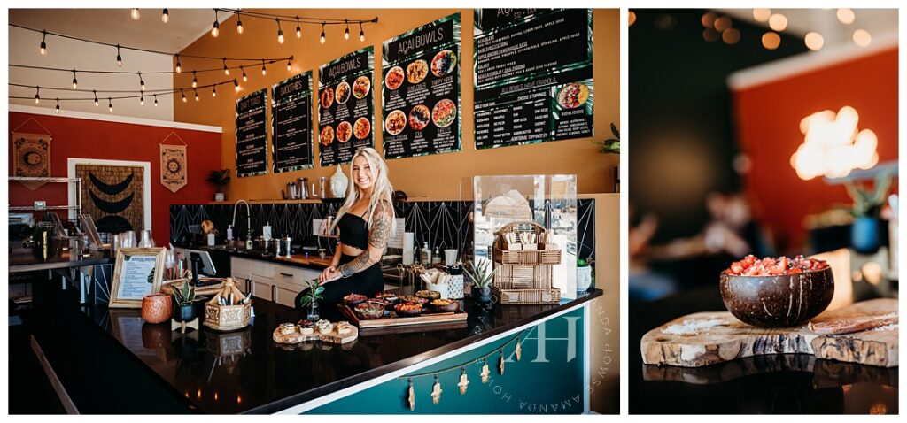 PNW Places to Eat | Acai, Smoothies, and Toast | Photographed by the Best Tacoma, Washington Business Photographer, Amanda Howse Photography