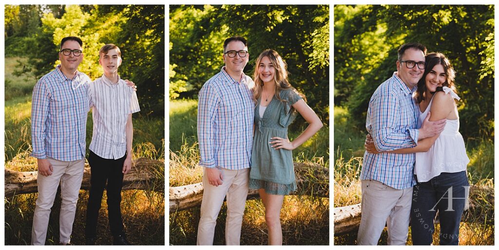 Cute Family Photos With Father and Children | Photographed by the Best Tacoma, Washington Family Photographer Amanda Howse Photography