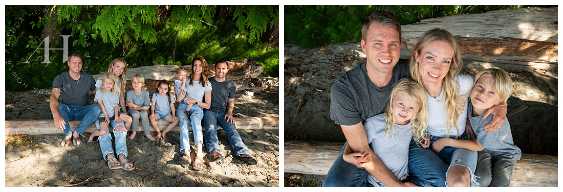 Cute Family Photos with Adult Siblings and Their Families | Photographed by the Best Tacoma, Washington Family Photographer Amanda Howse Photography